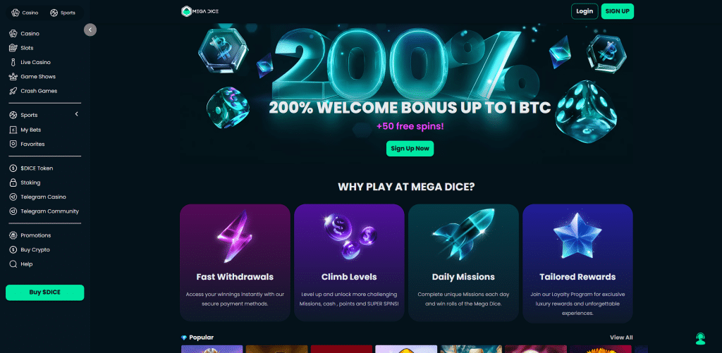 Mega Dice - Georgia Online Casino 2025