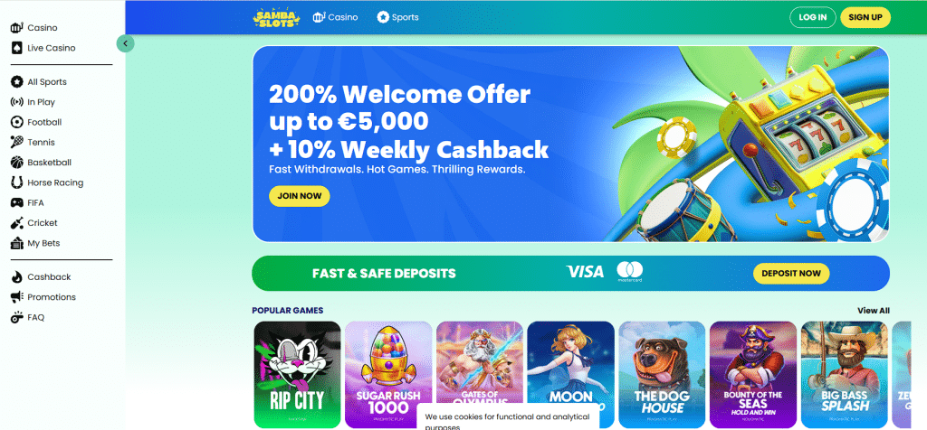 Best Online Slots at Samba Slots Casino
