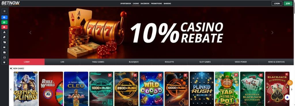 BetNow - Florida Online Casinos With Quick Withdrawals
